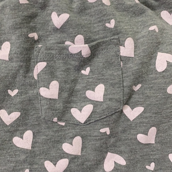 LOVE & CHERISH PINK HEART DRAWSTRING SHORT XL - Picture 4 of 16